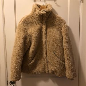 Cropped Teddy Coat